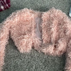 Shaggy Pink Jacket from Forever21
